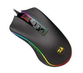 Mouse Gamer Redragon Cobra, Chroma RGB, 10000DPI, 7 Botões, Preto - M711