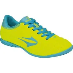 Tênis para futebol de salão Topper Indoor Slick Verde Neon/Azul - R$42