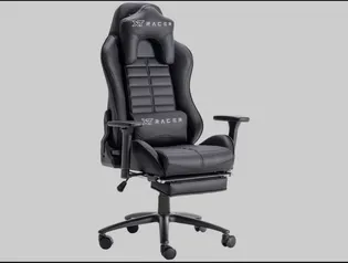 Cadeira Gamer XT Racer Reclinável Giratória  - Preta Platinum W Series 