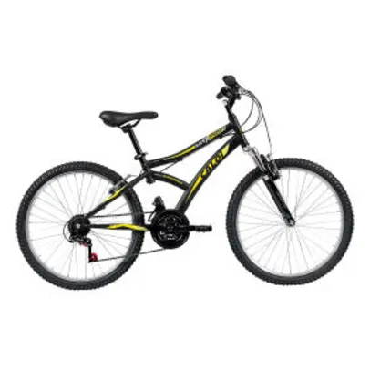 Bicicleta Caloi Aro 24 - 21 Marchas em Aço Max Front Preto R$ 629