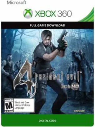Game Resident Evil 4 - Xbox 360 - Mídia Digital | R$8