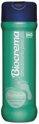 [Prime] Desodorante Para Pés Biocrema de 100G (Aroma: Mentolado) | R$2,53