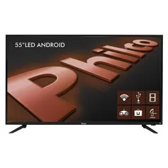 Smart TV LED 55" Philco PH55A17DSGWA Full HD 3 HDMI 2 USB Preta - R$2499