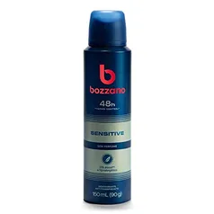 [Rec/Super R$5.34] Desodorante Aerossol Sensível Bozzano, Sem Perfume, 150ml 90G