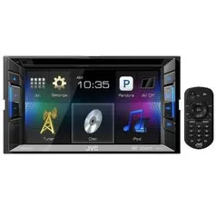 Central Multimídia JVC - DVD/CD/USB/iPod/iPhone/Android 6,2” Touch com Controle de Gestos - KW-V11. R$ 599,90