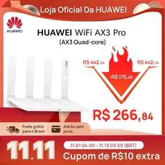 Roteador Huawei AX3 Pro Quad-Core Wi-Fi 6 300Mbps