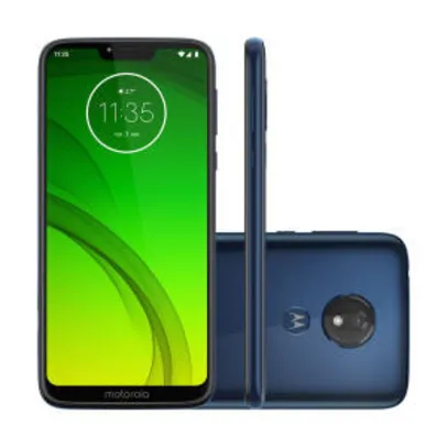 Saindo por R$ 942: Smartphone Motorola Moto G7 Power Azul Navy, Dual Chip, Tela 6,2", 4G+Wi-Fi, Android Pie, 12MP, 32GB | R$942 | Pelando