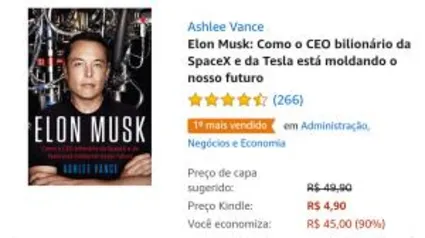 eBook/Livro Elon Musk: Como o CEO bilionário da SpaceX e da Tesla está moldando o nosso futuro