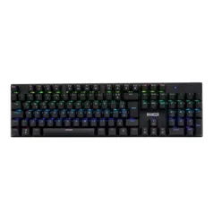 TECLADO MECANICO GAMER MANCER ONYX MK2, RGB, ABNT2, SWITCH HUANO MARROM, PRETO, MCR-ONM2-RGB01BW