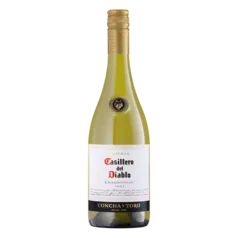 [Leve 4 pague 2] Vinho chileno CASILLERO DEL DIABLO branco Chardonnay 750ml | R$28 cada