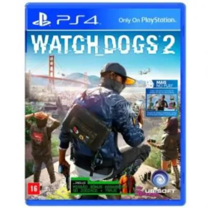 Jogo Watch Dogs 2 - PS4 - R$ 90