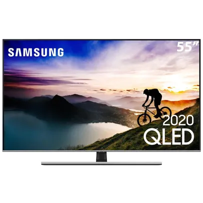 Smart TV QLED 55" 4K Samsung 55Q70T | R$3.989