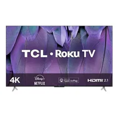 Smart TV 50" TCL 4K, Roku, Google, 50RP630