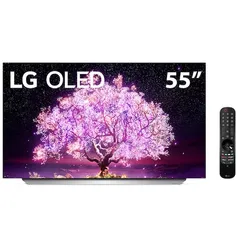 Smart TV 55 LG 4K OLED 55C1 120 Hz, G-Sync, FreeSync, 4x HDMI 2.1, Inteligência Artificial ThinQ, Google, Alexa e Smart Magic - 2021