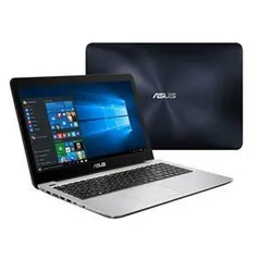 Notebook ASUS X556UR-XX478T com NVIDIA GeForce 930MX, Intel Core i5-7200U, 8GB, 1TB, HDMI, LED 15.6 e Windows 10 - R$1.799