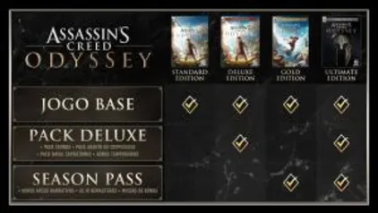 [Cupom Epic+PayPal] Assassin's Creed® Odyssey Gold Edition | R$15