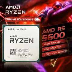 [Br] Processador  amd ryzen 5 5600 cpu novo r5 5600