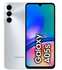 Smartphone Samsung Galaxy A05s 128GB Prata 4G 6,7 6GB RAM Câmera Dupla 50MP Selfie 13MP Dual Ch