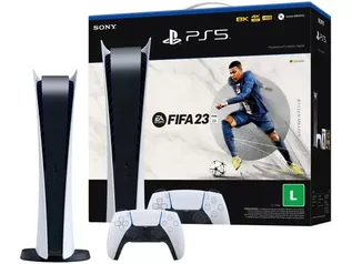 [MAGALUPAY] PlayStation 5 Edição Digital 2022 825GB 1 Controle - Sony com FIFA 23 Lançamento