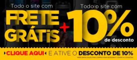 10% OFF + frete gratis em compras acima de R$99,90 na Ricardo Eletro