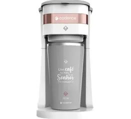 Cafeteira Elétrica Cadence Dream Rosé Gold com Copo Térmico