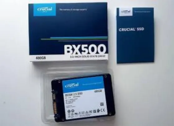 R$530 | SSD CRUCIAL BX500 960GB 2.5" SATA III 6GB/S, CT960BX500SSD1