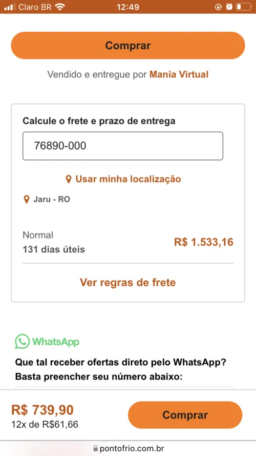 Imagen na descrição da promoção