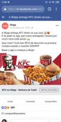 R$10 OFF - DELIVERY SHIPP