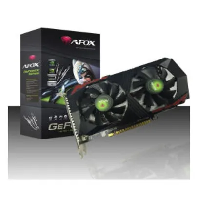 Placa de Vídeo AFOX GeForce GTX1050TI 4GB GDDR5 128bit - R$809