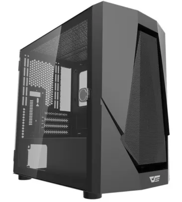 Gabinete Gamer Aigo DarkFlash DLM 24 Lateral Vidro Preto