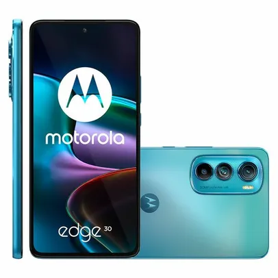 Smartphone Motorola Edge 30, 5G, Câmera Tripla, 256GB, Azul - XT2203