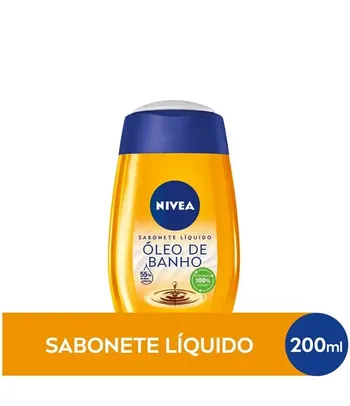 Sabonete Líquido Natural Oil Nivea - Nivea 200ml