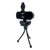 Imagem do produto Webcam Full Hd 1080p Tripé Microfone Multilaser WC055 Preto