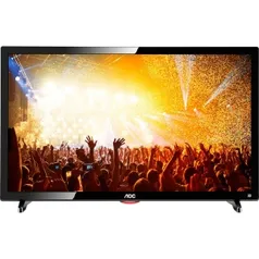 TV LED 24" AOC LE24D1461 Full HD com Conversor Digital 2 HDMI 1 USB 60Hz - R$ 546,48