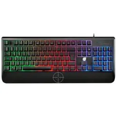 Teclado Mecânico Gamer Dazz Ultra Fire Revolution, Rainbow, ABNT2 - R$135