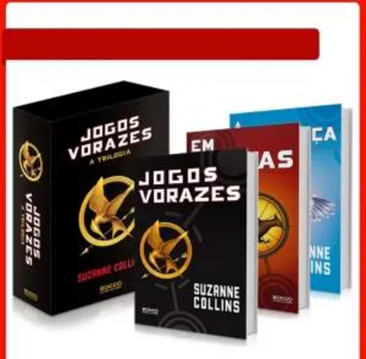 [AMERICANAS] Box Jogos Vorazes - 3 livros por 30