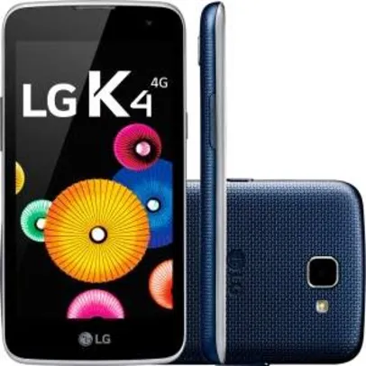 Smartphone LG K4, Dual Chip, 4G, 8GB, 5MP, Branco - K130F (Frete grátis para o Rio Grande do Sul)  - R$530