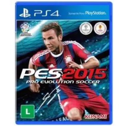 [Ricardo Eletro] Game Pro Evolution Soccer 2015 por R$40 - Playstation 4