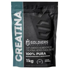 Creatina Monohidratada 1Kg - 100% Pura Importada - Soldiers Nutrition