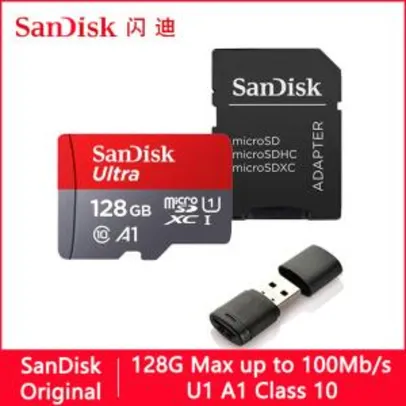 [Contas Novas] Cartão de memoria Sandisk Ultra 64gb | R$0,06