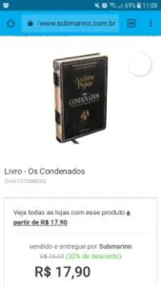 Livro da DarkSide Books: Os Condenados-Andrew Pyper | R$18