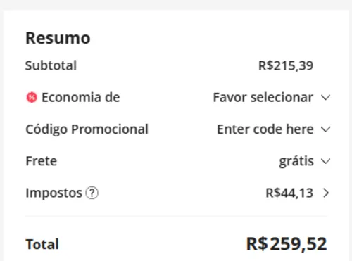 Imagen na descrição da promoção