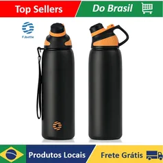 [R$50 Moedas/ BR] Feijian Garrafa Térmica Quente e Frio 600ml