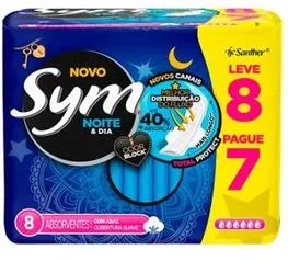 Absorvente Sym Noite e Dia | R$2,86