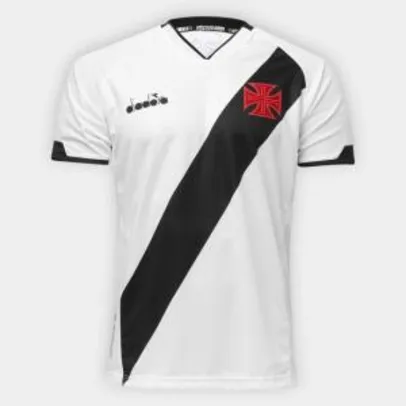 Camisa Vasco II 2020 s/nº Torcedor Diadora Masculina - Branco