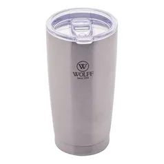 Copo Térmico De Aço Inox Wolff Parede Dupla 600ml 