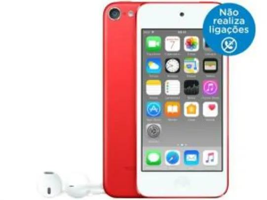 iPod Touch 6° geração Apple 32GB

Edição especial Product (RED)