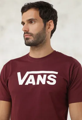 Camiseta Vans Classic Bordô