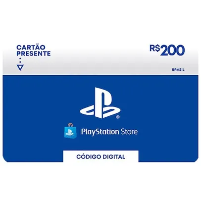 Cartão Presente Digital PlayStation - R$200