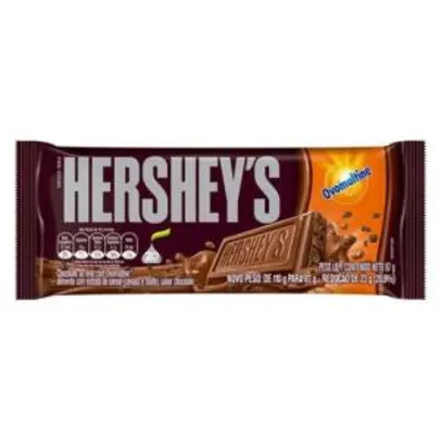 6 Barras de Chocolate Ao Leite Com Ovomaltine 87g - Hersheys por R$: 6,12